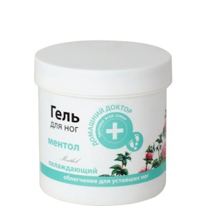 Kojų gelis "Domašnij Doktor" mentolis, gaivinantis 250ml